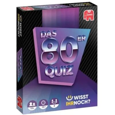 Jumbo Spiele Das 80er-Quiz Wisst ihr noch? - Das 80er Quiz Jumbo Spiele Das 80er-Quiz Wisst ihr noch? - Das 80er Quiz
