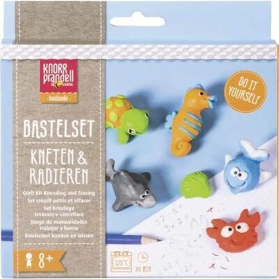 buttinette Meerestiere Bastel-Set - Modell & Radierer für Kinder buttinette Meerestiere Bastel-Set - Modell & Radierer für Kinder
