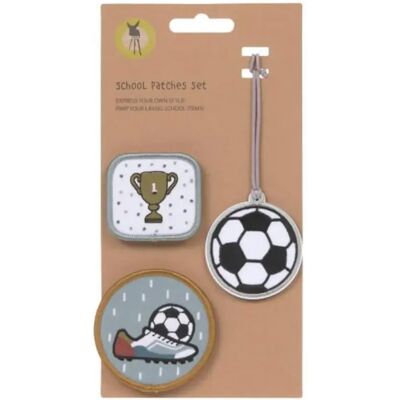 Lässig Anhänger & Patches - Schul Set Unique, Football Lässig Anhänger & Patches - Schul Set Unique, Football