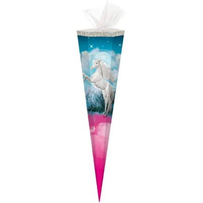 Livepac Office Schultüte Zuckertüte 85cm eckig "Einhorn" Livepac Office Schultüte Zuckertüte 85cm eckig "Einhorn"