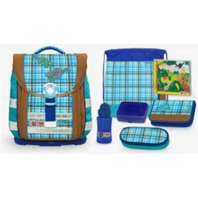 McNeill Ergo Light Compact Fashion-Line Schulranzenset Caro Gekko 7-teilig McNeill Ergo Light Compact Fashion-Line Schulranzenset Caro Gekko 7-teilig