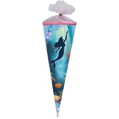 Nestler Schultüte Meerjungfrau, 35 cm, rund Nestler Schultüte Meerjungfrau, 35 cm, rund