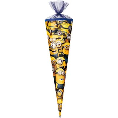 Nestler Schultüte Minions mit Tüllverschluss, 6-eckig, 85 cm Nestler Schultüte Minions mit Tüllverschluss, 6-eckig, 85 cm