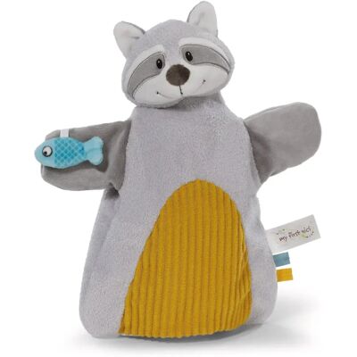 NICI 61858 Schmusetuch Handpuppe Waschbär 2in1 26x25cm auf Header Karte NICI 61858 Schmusetuch Handpuppe Waschbär 2in1 26x25cm auf Header Karte