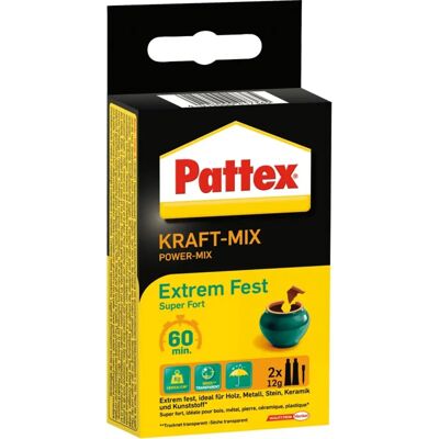 Pattex Kraft-Mix Extrem Fest - 24g 2-Komponenten-Kleber Pattex Kraft-Mix Extrem Fest - 24g 2-Komponenten-Kleber