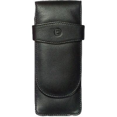 Pelikan Lederetui für 1 Stift, schwarz-grün Pelikan Lederetui für 1 Stift, schwarz-grün