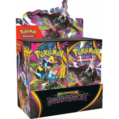 Pokemon Mega Entwicklung Dunkelnacht Display mit 36 Boostern Pokemon Mega Entwicklung Dunkelnacht Display mit 36 Boostern