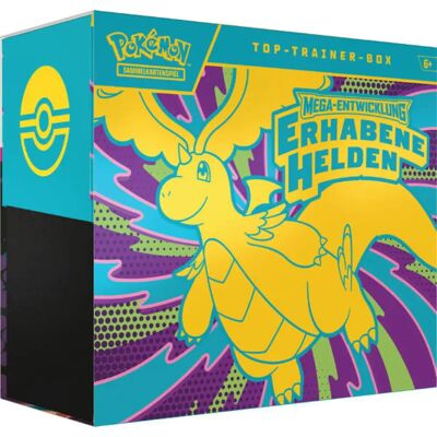 Pokemon Top-Trainer-Box Mega-Entwicklung - Erhabene Helden Pokemon Top-Trainer-Box Mega-Entwicklung - Erhabene Helden