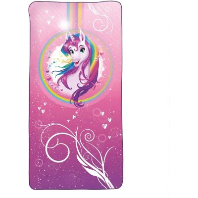 Roth Kinder-Badetuch Einhorn - 60x120cm Mikrofasertuch Roth Kinder-Badetuch Einhorn - 60x120cm Mikrofasertuch