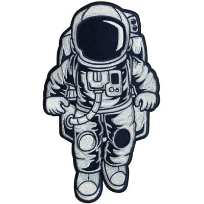 Roth Bügelbild gestickt Astronaut Stoffschultüte zum Bügeln Roth Bügelbild gestickt Astronaut Stoffschultüte zum Bügeln