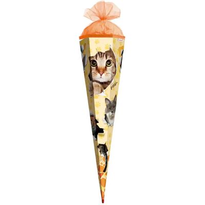 Roth Schultüte Katzenparty groß, 85 cm, eckig Roth Schultüte Katzenparty groß, 85 cm, eckig