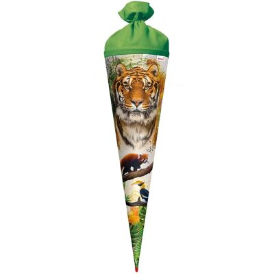 Roth Schultüte Tiger mit Filzverschluss, 70 cm, rund Roth Schultüte Tiger mit Filzverschluss, 70 cm, rund