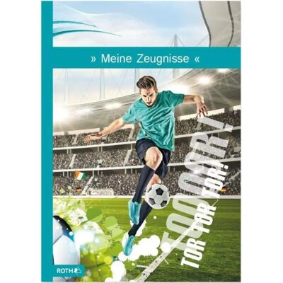 Roth Fußballstar Zeugnismappe - A4, Grün Roth Fußballstar Zeugnismappe - A4, Grün