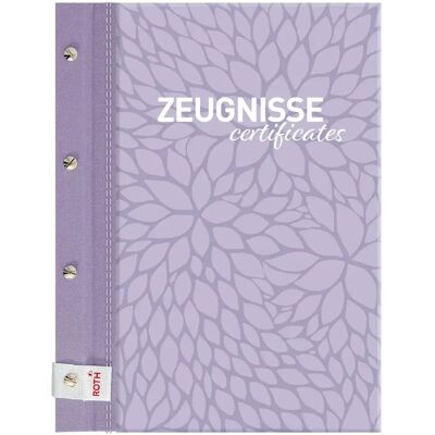 Roth Zeugnismappe - Lila - Buchschrauben - Dokumentenmappe Roth Zeugnismappe - Lila - Buchschrauben - Dokumentenmappe