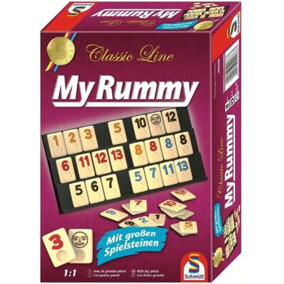 Schmidt Spiele MyRummy mit großen Spielsteinen Classic Line Schmidt Spiele MyRummy mit großen Spielsteinen Classic Line