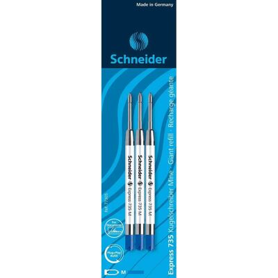 Schneider Kugelschreibermine Express 735, blau 3 Stück Schneider Kugelschreibermine Express 735, blau 3 Stück