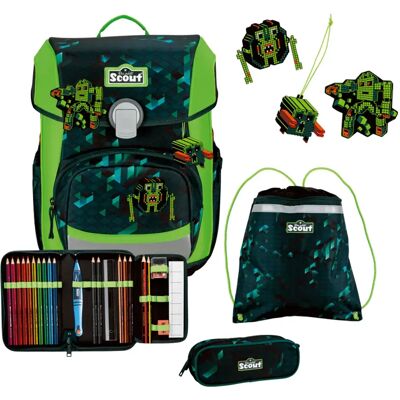 Scout Schulranzen-Set 4-teilig Neo DIN Cubes 21,5 Liter Scout Schulranzen-Set 4-teilig Neo DIN Cubes 21,5 Liter