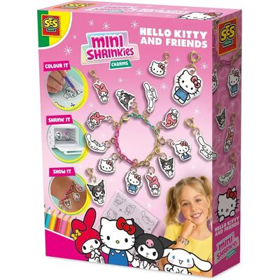 SES Creative Mini Shrinkies Charms Hello Kitty & Friends Schrumpffolie mit 10 Stiften SES Creative Mini Shrinkies Charms Hello Kitty & Friends Schrumpffolie mit 10 Stiften