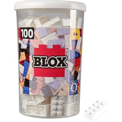 Simba Toys 104118915 - Blox Weiße Bausteine 100 Stück - Konstruktionsspielzeug Simba Toys 104118915 - Blox Weiße Bausteine 100 Stück - Konstruktionsspielzeug