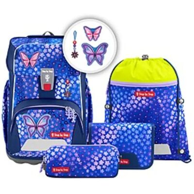 Step by Step GIANT Schulranzen-Set "Butterfly Maja", 5-teilig Step by Step GIANT Schulranzen-Set "Butterfly Maja", 5-teilig