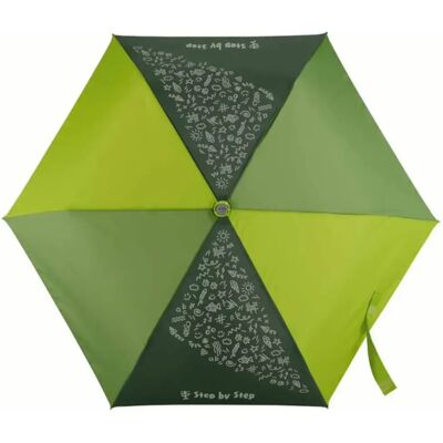 Step by Step Regenschirm Green Magic Rain Effect Step by Step Regenschirm Green Magic Rain Effect