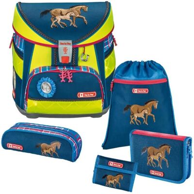 Step by Step Schulranzen-Set LIGHT DIN Horse Family 4-teilig Step by Step Schulranzen-Set LIGHT DIN Horse Family 4-teilig