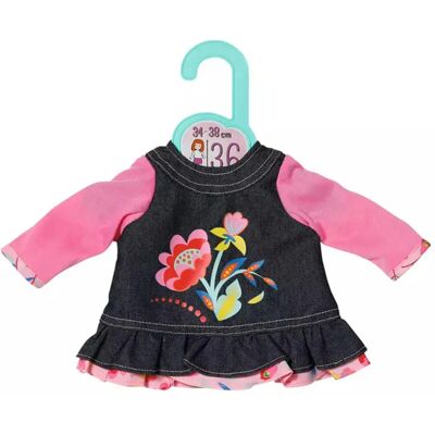 MGA Entertainment ZAPF 871508 Dolly Moda Jeans Kleid Blumen 36 cm MGA Entertainment ZAPF 871508 Dolly Moda Jeans Kleid Blumen 36 cm