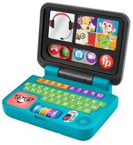 Fisher-Price Lernspaß Laptop, Lernspielzeug (Licht & Musik), ab 6 M.