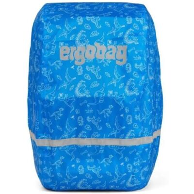 ergobag Regenschutz für Schulranzen / Schulrucksäcke, Dinosaurier / blau ergobag Regenschutz für Schulranzen / Schulrucksäcke, Dinosaurier / blau