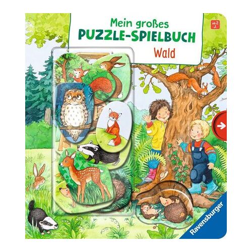 Ravensburger Mein großes Puzzle-Spielbuch: Wald