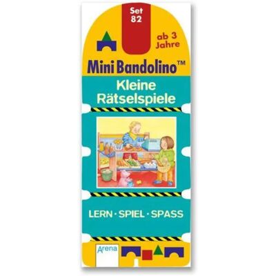 Arena Kleine Rätselspiele - Mini-Bandolino Set 82 Arena Kleine Rätselspiele - Mini-Bandolino Set 82