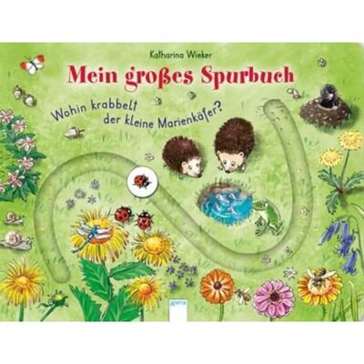 Arena Wohin krabbelt der kleine Marienkäfer? Mein großes Spurbuch Arena Wohin krabbelt der kleine Marienkäfer? Mein großes Spurbuch