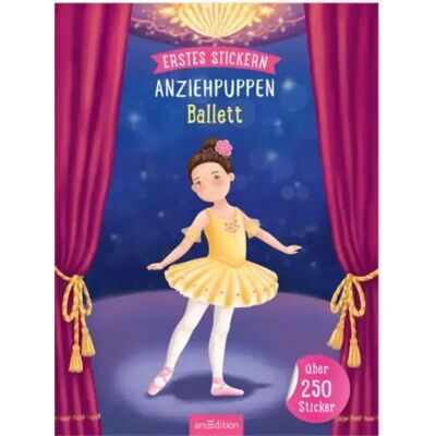 ars Edition Erstes Stickern Anziehpuppen - Ballett ars Edition Erstes Stickern Anziehpuppen - Ballett