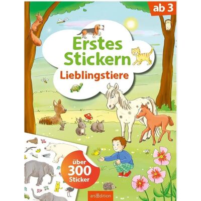 ars Edition Erstes Stickern Lieblingstiere ars Edition Erstes Stickern Lieblingstiere