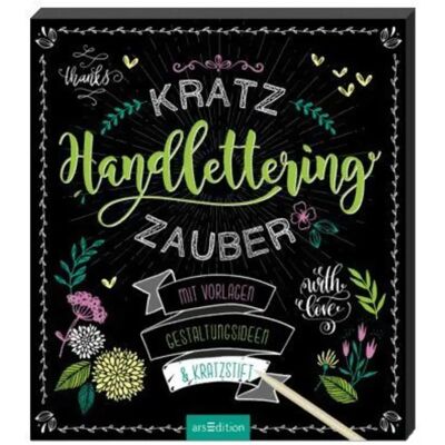 ars Edition Kratzzauber Handlettering ars Edition Kratzzauber Handlettering