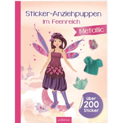 ars Edition Sticker-Anziehpuppen Metallic – Im Feenreich ars Edition Sticker-Anziehpuppen Metallic – Im Feenreich