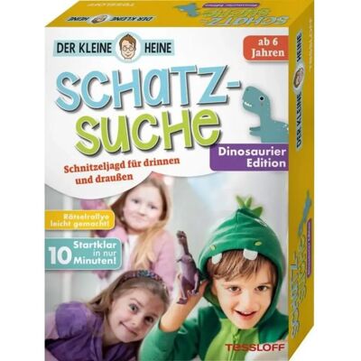 TESSLOFF 378864211 Der kleine Heine. Schatzsuche. Dinosaurier Edition. Schnitzeljagd für drinnen und draußen TESSLOFF 378864211 Der kleine Heine. Schatzsuche. Dinosaurier Edition. Schnitzeljagd für drinnen und draußen