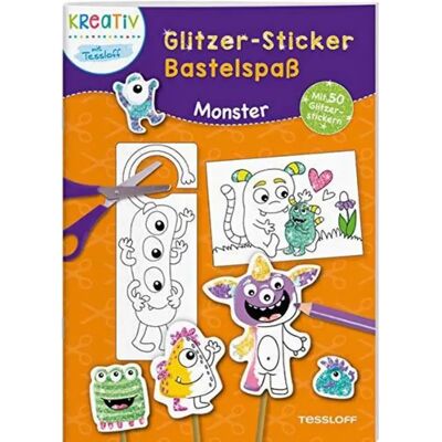 TESSLOFF 378864431 Glitzer-Sticker Bastelspaß. Monster TESSLOFF 378864431 Glitzer-Sticker Bastelspaß. Monster