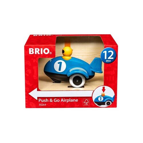 BRIO Push & Go Flugzeug