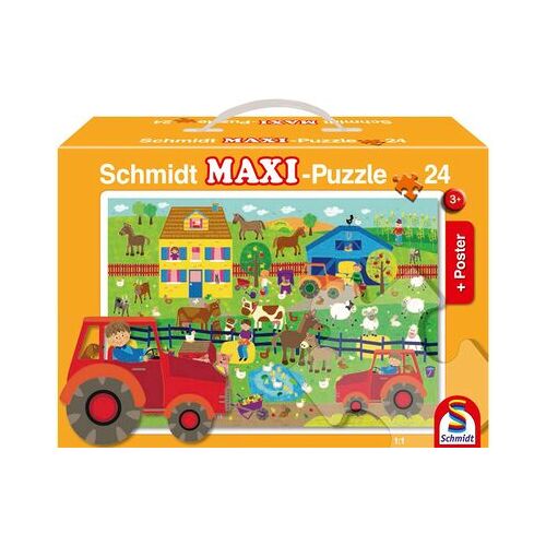 Schmidt Spiele Puzzle Auf dem Bauernhof, 24 Teile