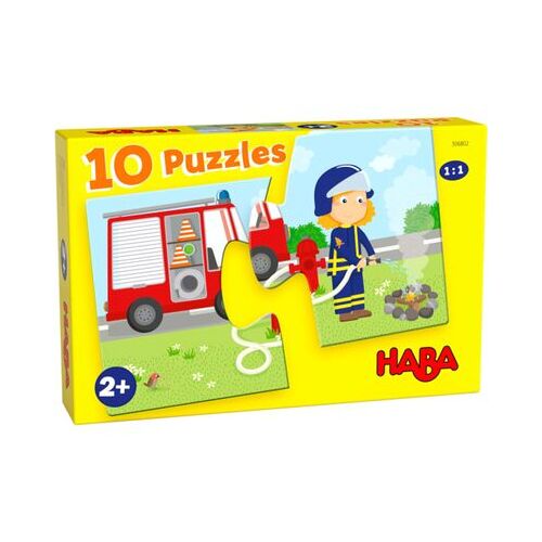 HABA 10 Puzzles – Einsatzfahrzeuge