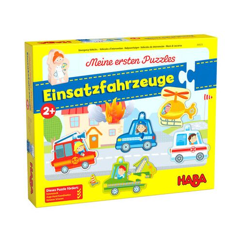 HABA Meine ersten Puzzles – Einsatzfahrzeuge