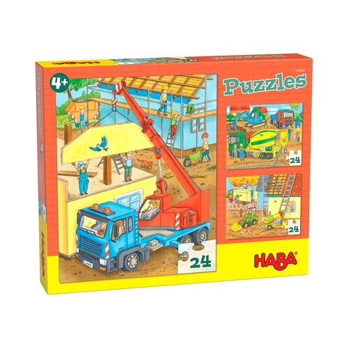 HABA Puzzles Auf der Baustelle