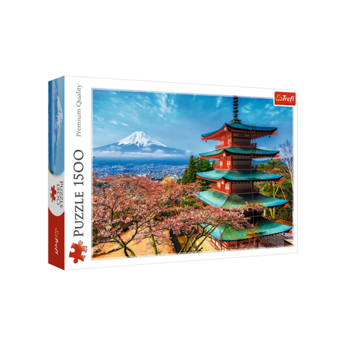 Trefl Puzzle 1500 - Blick auf den Fuji