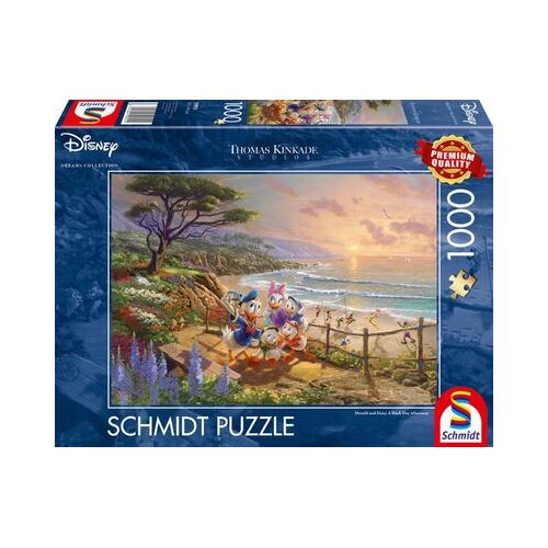 Schmidt Spiele Puzzle 1000 Teile Disney, Donald & Dais