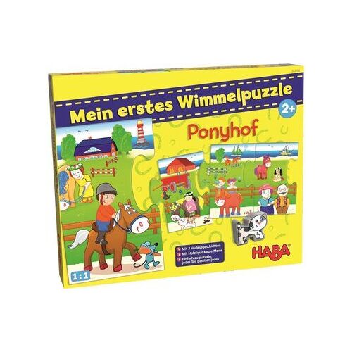 HABA 303704 Mein erstes Wimmelpuzzle – Ponyhof