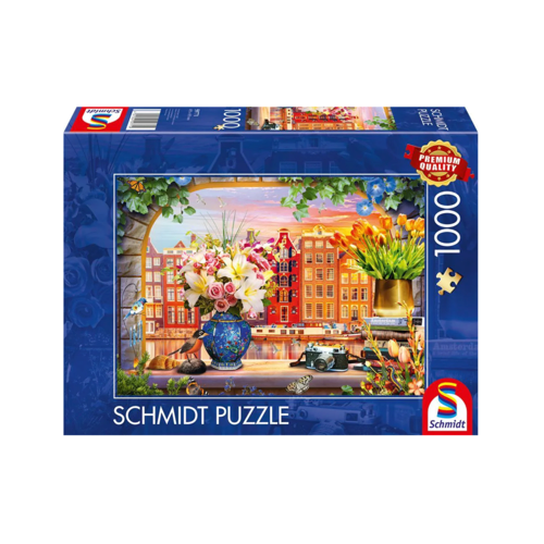 Schmidt Spiele Besuch in Amsterdam, Puzzle 1.000 Teile