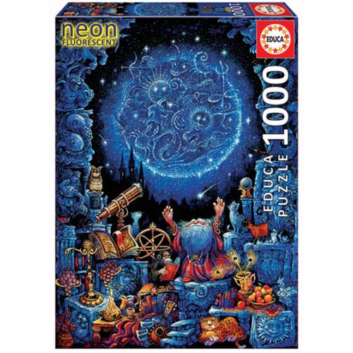 EDUCA BORRAS Astrologe 1000 Teile Nachtleuchtpuzzle