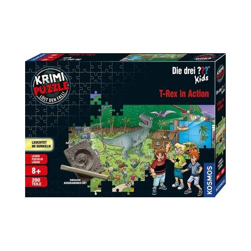 Kosmos Krimipuzzle ??? Kids - T-Rex in Action (200 Teile)