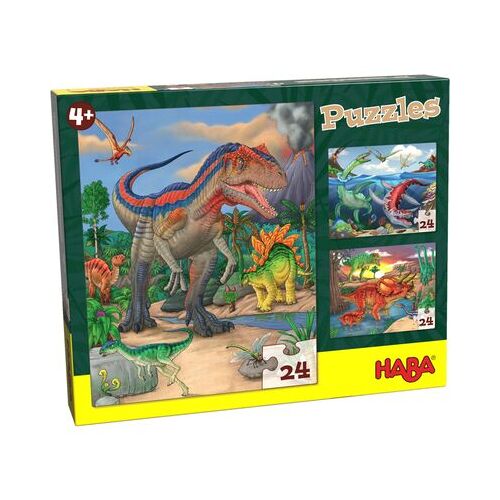 HABA 303377 Puzzles Dinosaurier